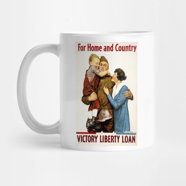 For Home and Country, Soldier with Family by MasterpieceCafe